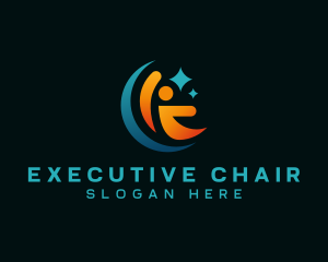 Chairman - People Coaching Leader logo design