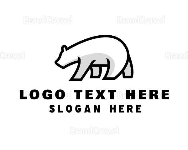 Ice Polar Bear Logo