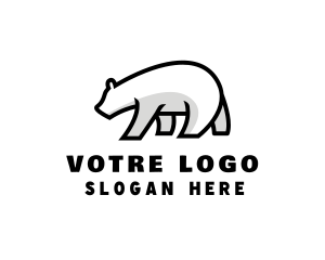 Ice Polar Bear Logo