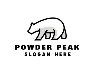 Ski - Ice Polar Bear logo design