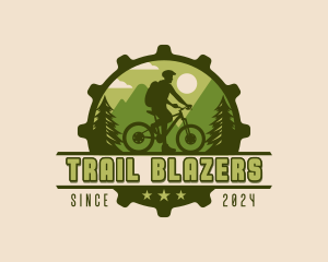 Mountain Biking Adventure logo design