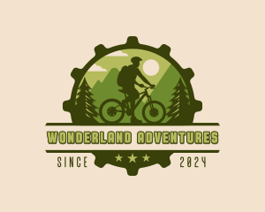 Mountain Biking Adventure logo design