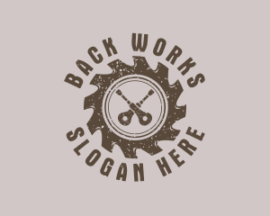 Carpentry Tools Ratchet logo design