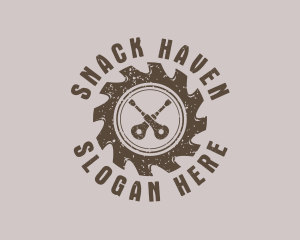 Carpentry Tools Ratchet logo design