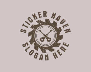 Carpentry Tools Ratchet logo design