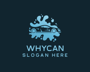 Car Care - Car Wash Cleaning Splash logo design