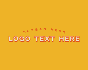 Retro Startup Business logo design