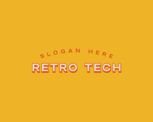 Retro Startup Business logo design