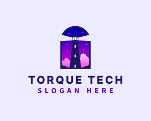 Lighthouse Tower Structure  logo design