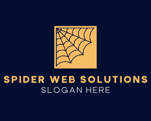 Spider Web Pattern logo design