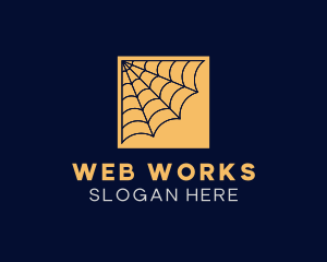 Web - Spider Web Pattern logo design