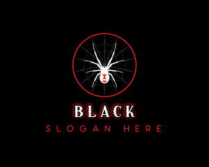 Black Widow Spider logo design