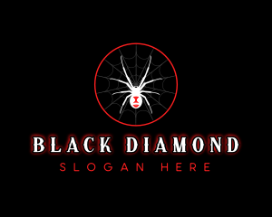 Black Widow Spider logo design