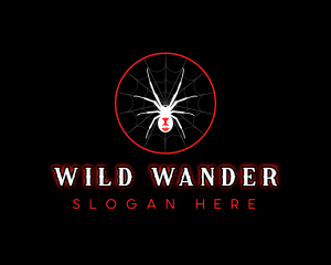 Black Widow Spider logo design