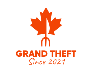 Canada - Maple Leaf Cutlery logo design