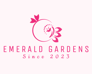 Minimalist Gardening Ornament logo design