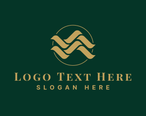 Investor - Modern Waves Business logo design