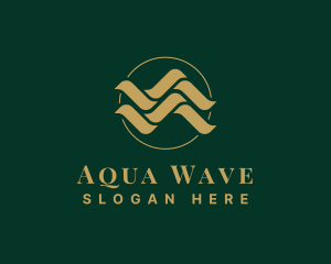 Modern Waves Business logo design