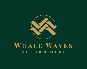 Modern Waves Business logo design