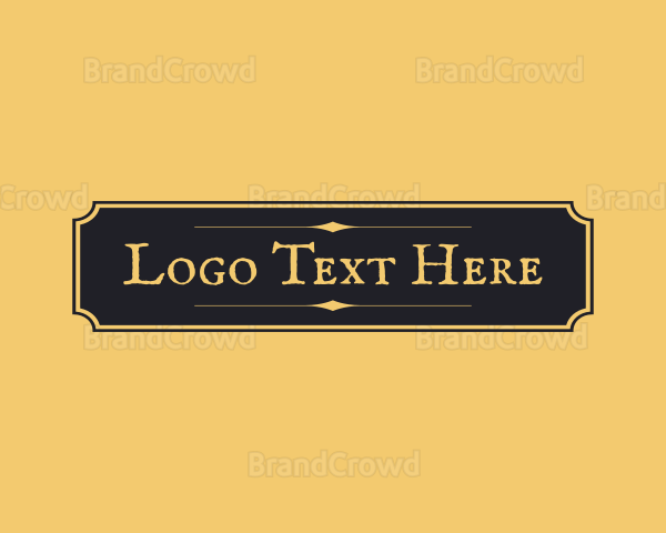 Elegant Luxury Sign Logo