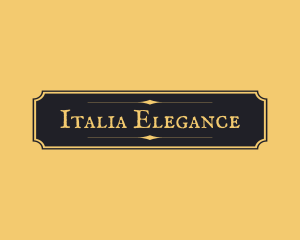 Elegant Luxury Sign logo design