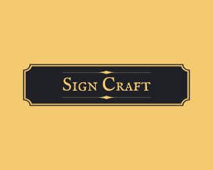 Sign - Elegant Luxury Sign logo design