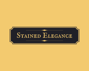 Elegant Luxury Sign logo design