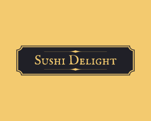 Elegant Luxury Sign logo design