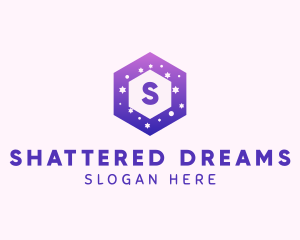 Starry Hexagon Nursery School logo design