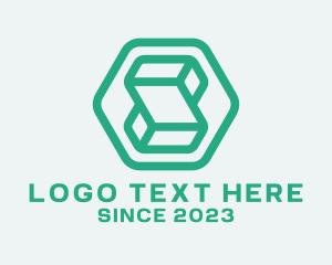 Letter S - Geometric Letter S Technology logo design