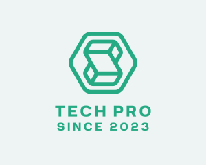 Technology - Modern Geometric Technology logo design