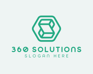 Modern Geometric Technology logo design