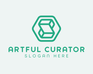 Modern Geometric Technology logo design