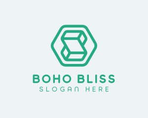 Modern Geometric Technology logo design