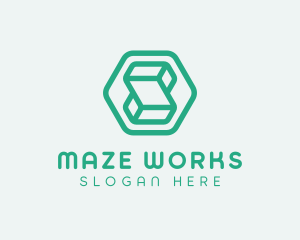 Modern Geometric Technology logo design