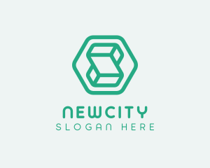 Modern Geometric Technology logo design