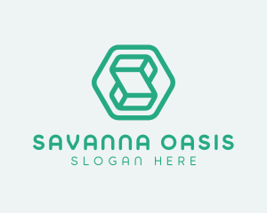 Modern Geometric Technology logo design