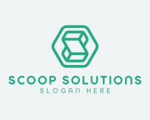 Modern Geometric Technology logo design