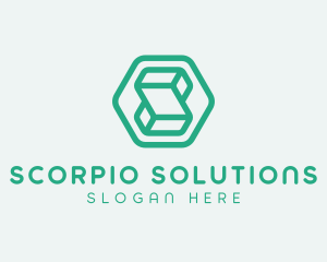 Modern Geometric Technology logo design