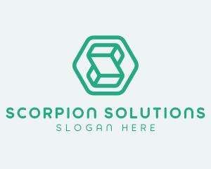 Modern Geometric Technology logo design