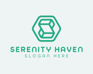 Modern Geometric Technology logo design