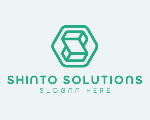 Modern Geometric Technology logo design