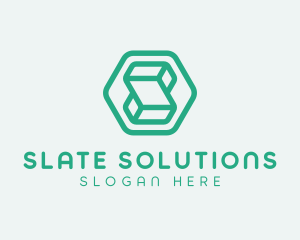 Modern Geometric Technology logo design