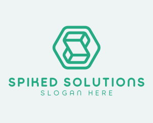 Modern Geometric Technology logo design