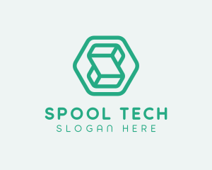 Modern Geometric Technology logo design