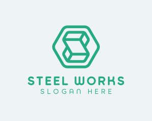 Modern Geometric Technology logo design