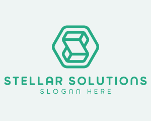 Modern Geometric Technology logo design