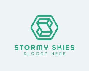 Modern Geometric Technology logo design