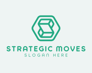 Modern Geometric Technology logo design