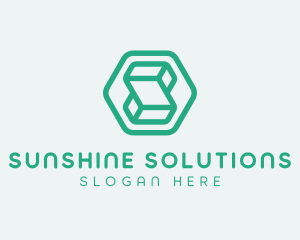 Modern Geometric Technology logo design